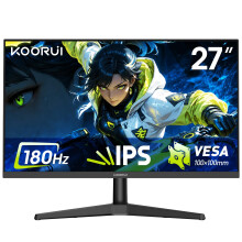KOORUI 27 Inch Gaming Monitor, 180Hz, Full-HD 1080P, IPS