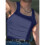 Men'S Solid Color Sleeveless Fitted Stretch Tank Top Dark  S 4