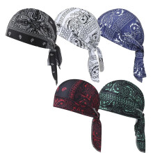 (5Pcs) Cooling Helmet Liner Sweat Wicking Skull Cap Do Rag Motorcycle Hard Hat