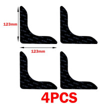 (123x123mmx4) 16Pcs Rug Gripper Non Slip Carpet Mat Floor Stickers Reusable Washable