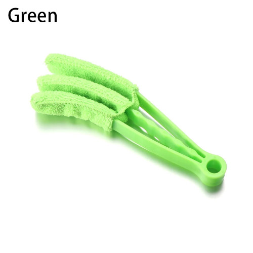 (Type 3) Microfiber Venetian Blind Cleaner Duster Washable 3 Prong Brush Window Tool
