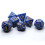 (bluw) 7Pcs DND Dice Set Polyhedral D4 D6 D8 D10 D12 D20 Dragon Pattern 1