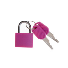 (2) Mini Suitcase Padlock Travel Luggage Lock Metal with 2 Keys Multicolor