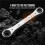 4-in-1 Quad-Size Ratchet Wrench Multi- Adjustable Socket Spanner Professional CR-V Steel Hand Tool 9-12 5