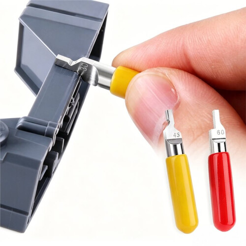 2pcs Dual Angle Chamfer Scraper 97004/97005 Deburring Tool for Plastic Model Hobby  Chamfering Tool 2
