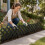 6 Pack Garden Edging Border Modular Interlocking Plastic Fence Panels Black 5