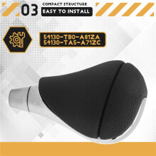 Car Automatic Gear Shift Stick Knob Shifter for ES300 IS250 LS400 Estima Matrix Hilux Chrome