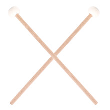 2 PièCes SéRies avec la Double TêTe Tambour Cymbale Gong les Bâtons de Marteau Souple Maillet les Baguettes de Maillets le Marteau en Feutre 385Mm