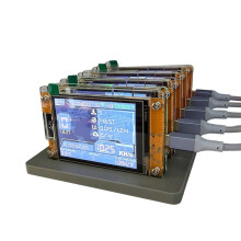 5X 1030KH/S NMMiner NerdMiner+5 Slots Base Bitcoin Crypto Solo Miner 2.8 Inch Display Upgraded Harshrate Home BTC