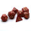 (green) 7Pcs DND Dice Set Polyhedral D4 D6 D8 D10 D12 D20 Dragon Pattern 4