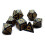 (white) 7Pcs DND Dice Set Polyhedral D4 D6 D8 D10 D12 D20 Dragon Pattern 2