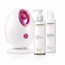 Pack sauna gezichtsbehandeling - INNOVAGOODS - Rijst Joyfresh - Sauna 300W 90ml - Reinigingsgel 200ml - Tonic 150ml