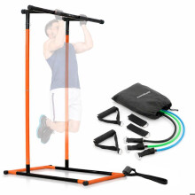 Trekkende bar - INNOVAGOODS - Stationpakket + Tribainer banden - Verstelbaar 114-191 cm - Ondersteuning 110 kg - Buizen 38 mm