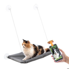 Kit de Clip para Selfies para Animais de Estimação e Rede Suspensa para Gatos InnovaGoods KIT HABITAT - CAMA