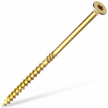 Yellow Torx Countersunk Wood Screws Zinc Plated Multi Purpose Timber Screws TX Drive 3.5mm to 6mm