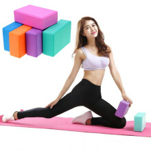 (LightBlue)Bloc Yoga Pilates Mousse Brique Moussante Fitness Exercice Stretch Santé
