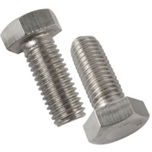 A2 Stainless Steel Hexagon Head Bolts DIN 933 ISO 4017 Fully Threaded Metric Hex Bolts M3 to M14