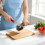 2 Stages For Kitchen Knife Sharpener Sharpening Stone Tools Carbide Ceramic 21