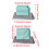 (Type 1) Microfiber Venetian Blind Cleaner Duster Washable 3 Prong Brush Window Tool 6