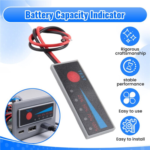 3.7V Lithium Battery Capacity Indicator 2S Battery Level Indicator Display Tester 1