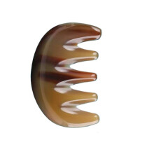 Buffalo Horn Comb Gentle Scalp Massage Wide Tooth Hair Styling Tool for Men and Women