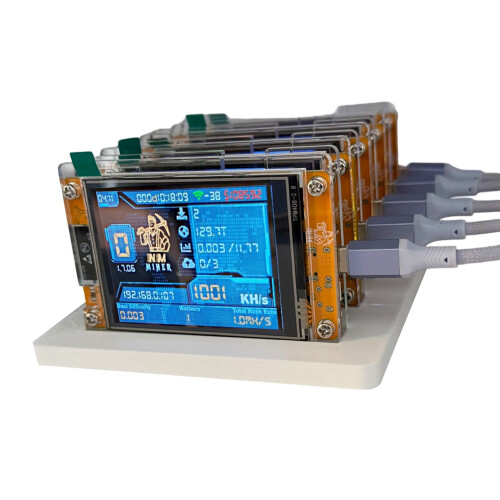 MinerNMMiner+5000KH/S Base Atualizada para Bitcoin Crypto Solo Miner com Tela Inteligente de 2,8 Polegadas para Uso Doméstico BTC 2