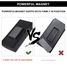 Magnetic Key Box Hide Key Outside Strong Magnet Spare Key Hider Secret Key Holder Under Car for Car Home Garage Office