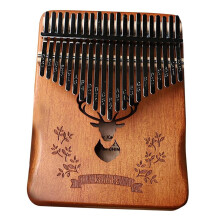 Kalimba 21 Keys Thumb Piano Professional Beech Wood with Tuning Hammer and Carrying Bag