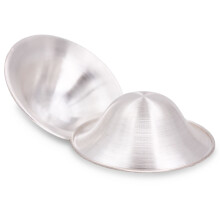 XLarge 999 Silver Nursing Cups for Sore Nipples Relief and Breastfeeding Nipple Protection