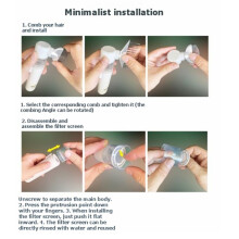 2in1 Electric Lice Comb 3 Speed Adjustable USB Rechargeable Pet Grooming Tool for Daily Pet Comb