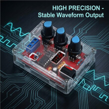 XR2206 Zeer Nauwkeurige Functiegenerator 1Hz-1MHz Instelbare Sinus-, Blok- en Driehoekgolfsignaalgenerator met Behuizing