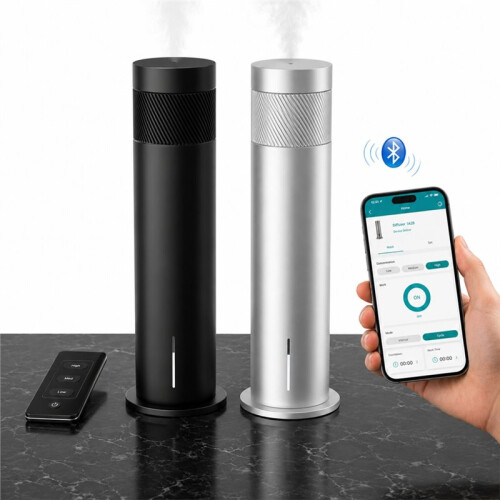 Diffuseur D'Huiles Essentielles Électrique avec Télécommande , Diffuseur D'Arômes Professionnel pour la Maison et L'Hôtel, A Prise 2