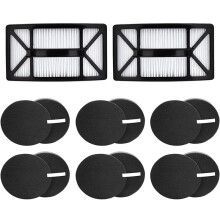 HEPA Filter Replacement for CleanView 2486 2487 2488 2490 Vacuum, 2 HEPA +6 Foam & 6 Filters