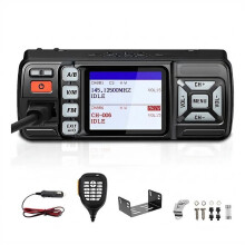 Portable UHF/VHF Car Mobile Radio 25W High Power FM Transceiver 128 Channels Dual Band Two Way Radio for Vehicle