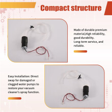 Electric Water Pump Assembly with Tubing for W90 W90Pro Wet Dry Vacuum Cleaner Micro Diaphragm Pump Replacement