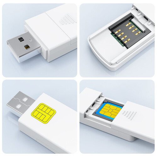 USB Mobile SIM  Card Reader High-Speed SIM Card Adapter USB SIM  Card Reader for Computer PC 2