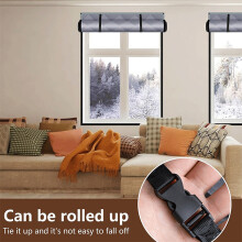 Winter Fensterabdeckung Baumwolle 160cm
