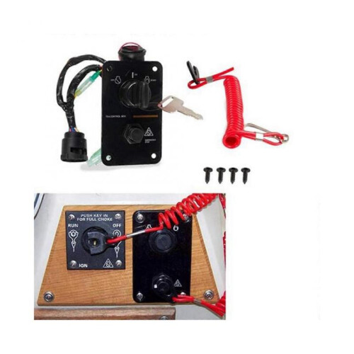 Outboard Single Control Key Panel DC12V Engine Switch Panel 704-82570-12-00 704-82570-08 for Yamaha 1