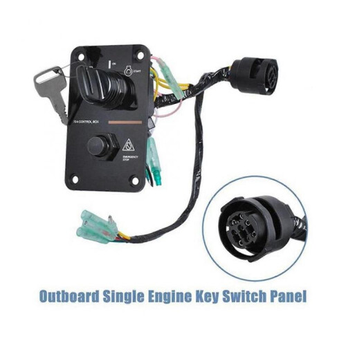 Outboard Single Control Key Panel DC12V Engine Switch Panel 704-82570-12-00 704-82570-08 for Yamaha 2