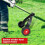 String Trimmer Wheel Attachment Mower Auxiliary Wheel Push Behind Weed Trimmer Adjustable Support Wheel for Grass Cutter 3