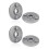 4pcs Blade Adapter 120-5236 Replacement for Toro 30" TimeMaster Mower Blade Adapter 1205236 20199 3