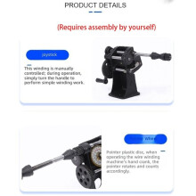 Avvolgitore Manuale NZ-5, Avvolgitore A Doppia Velocità con Contatore e Ingranaggi In Acciaio, Avvolgitore A Doppia Velocità