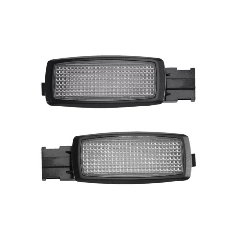 2Pcs Led Sun Visor Reading Light Dome Makeup Mirror Lights for   B7  Superb Tharu 56D947109 Black