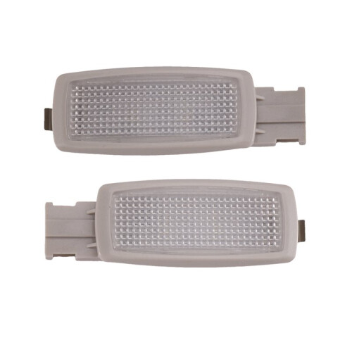 2Pcs Led Sun Visor Reading Light Dome Makeup Mirror Lights for   B7  Superb Tharu 56D947109 Gray