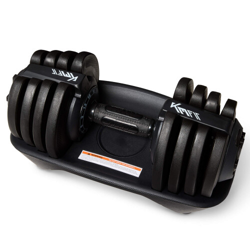 KM-Fit Adjustable Dumbbell | Up to 18 kg