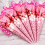 Prefilled Sweet Shop Made Pink Sweet Cone 1