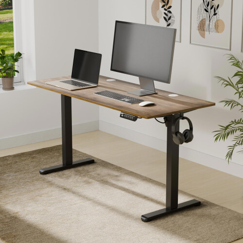 AREBOS AREBOS Height Adjustable Desk Frame | Black 1