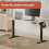 AREBOS AREBOS Height Adjustable Desk Frame | Black 6