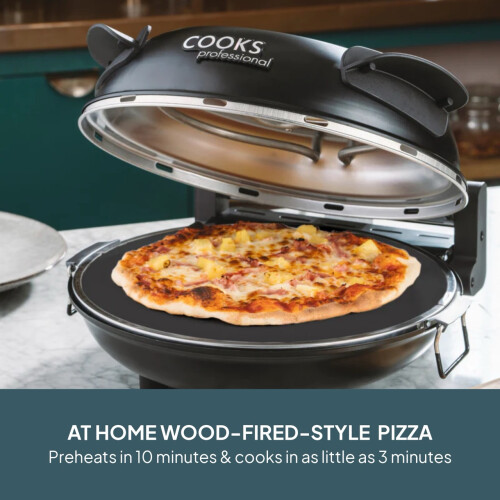 Cooks Professional (Black) Cooks Professional Electric Pizza Oven 2