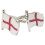 England Flying St George Cross Flag Cufflinks 1
